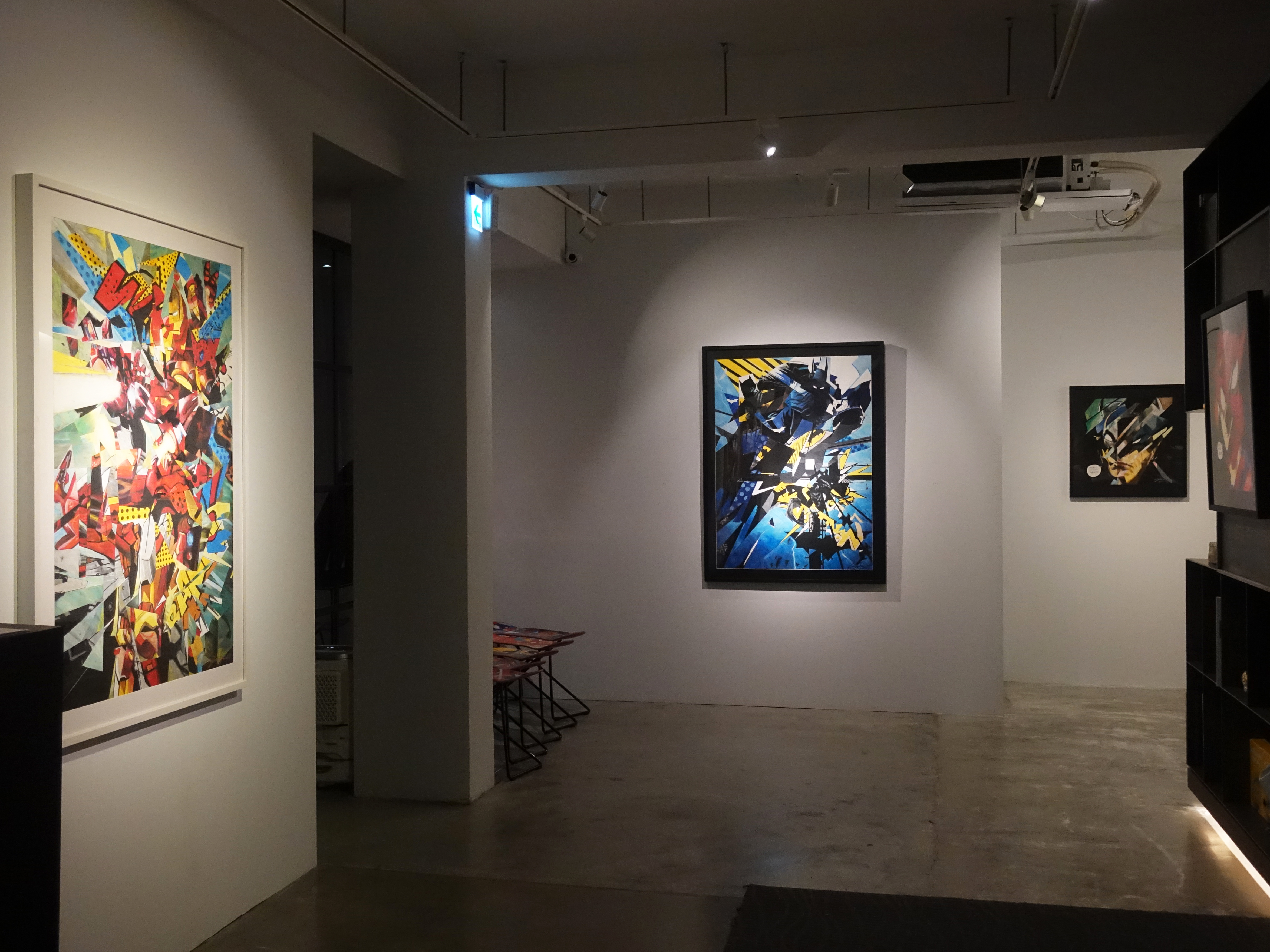 雷相畫廊展出藝術家林俊良系列作品。