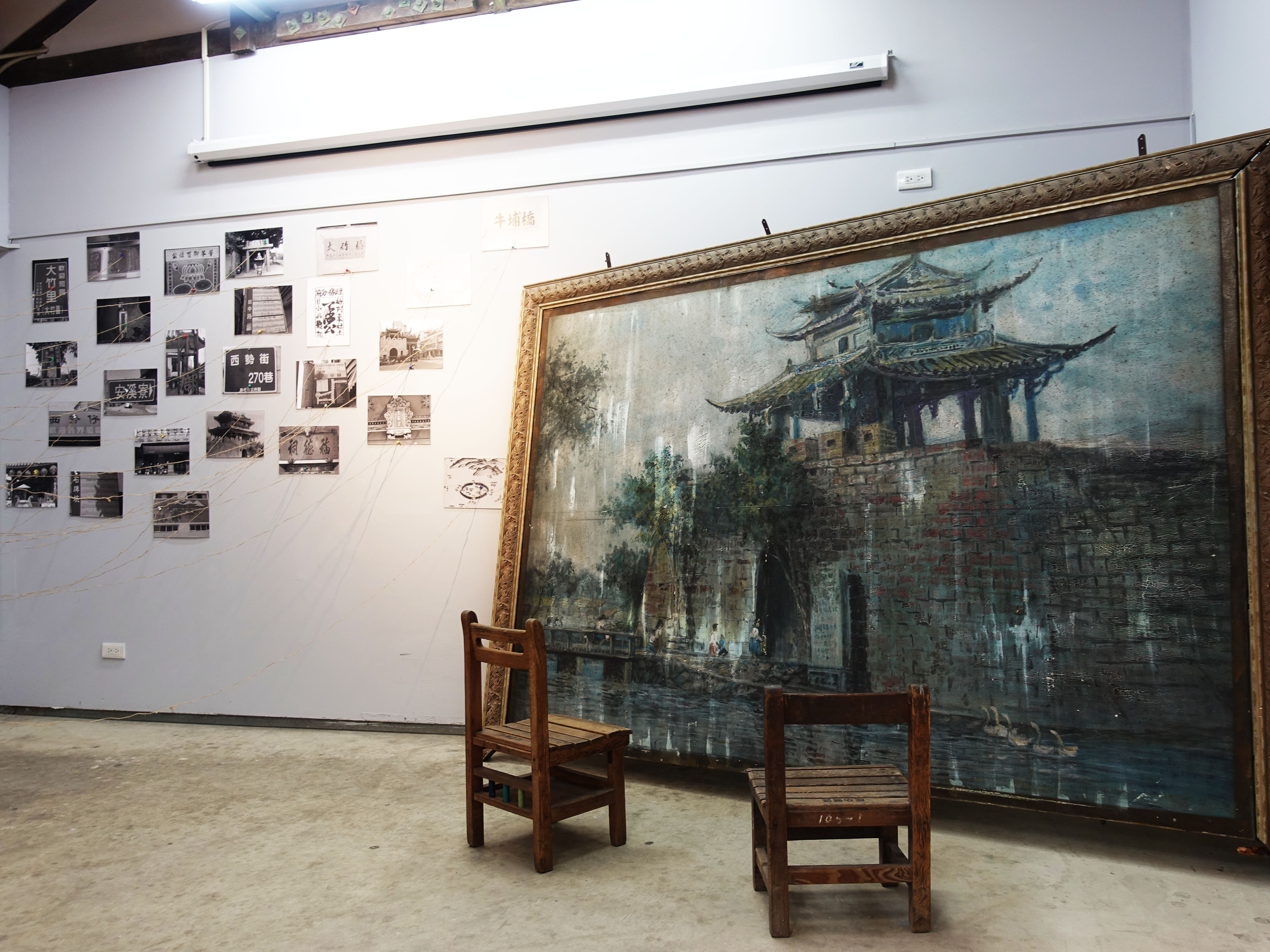 第三屆出彰化城藝術展「古城的苗圃」展覽現場。