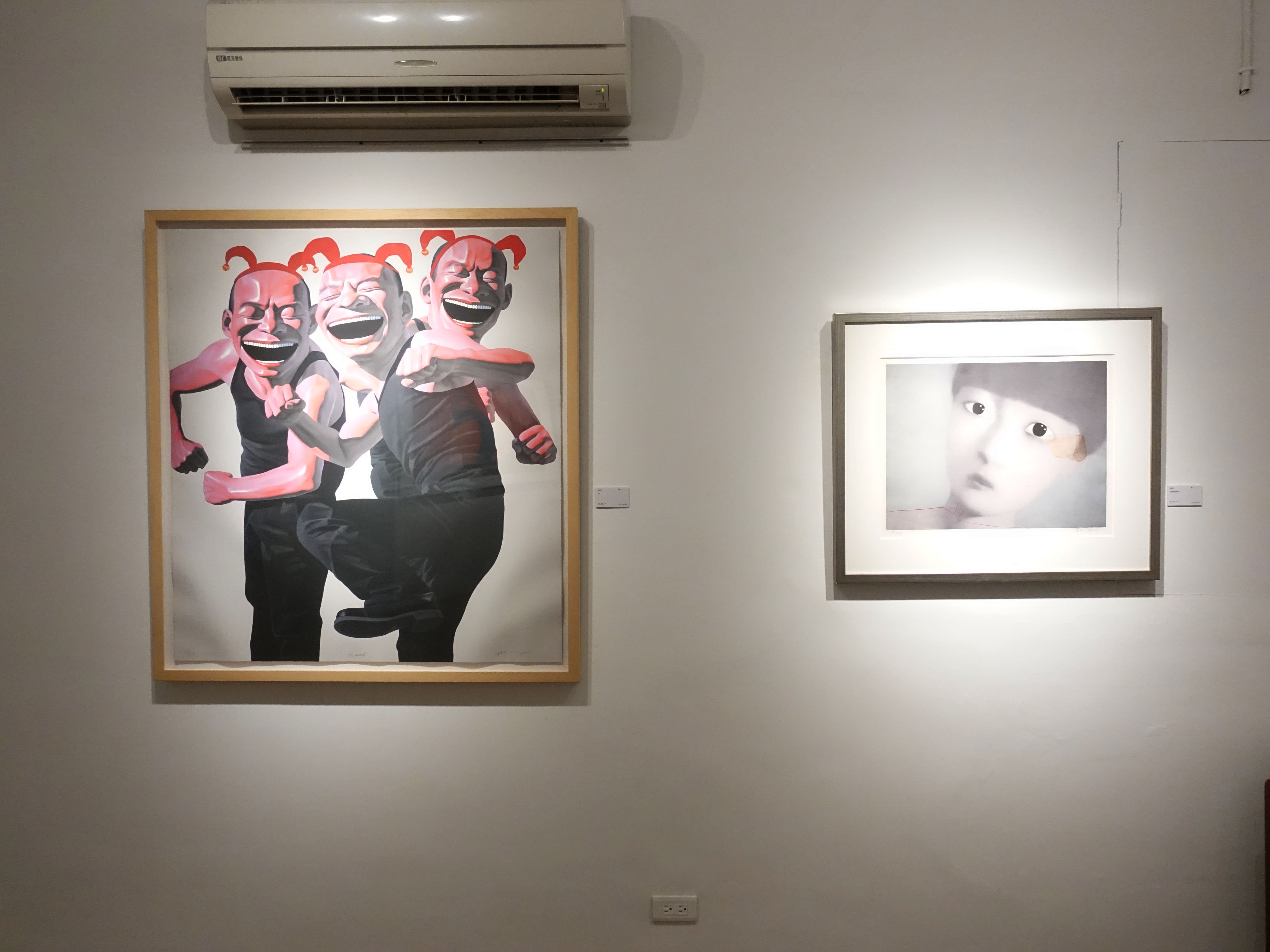 雅逸藝術中心展出八位中國當代藝術家「當代名家版畫精選」。
