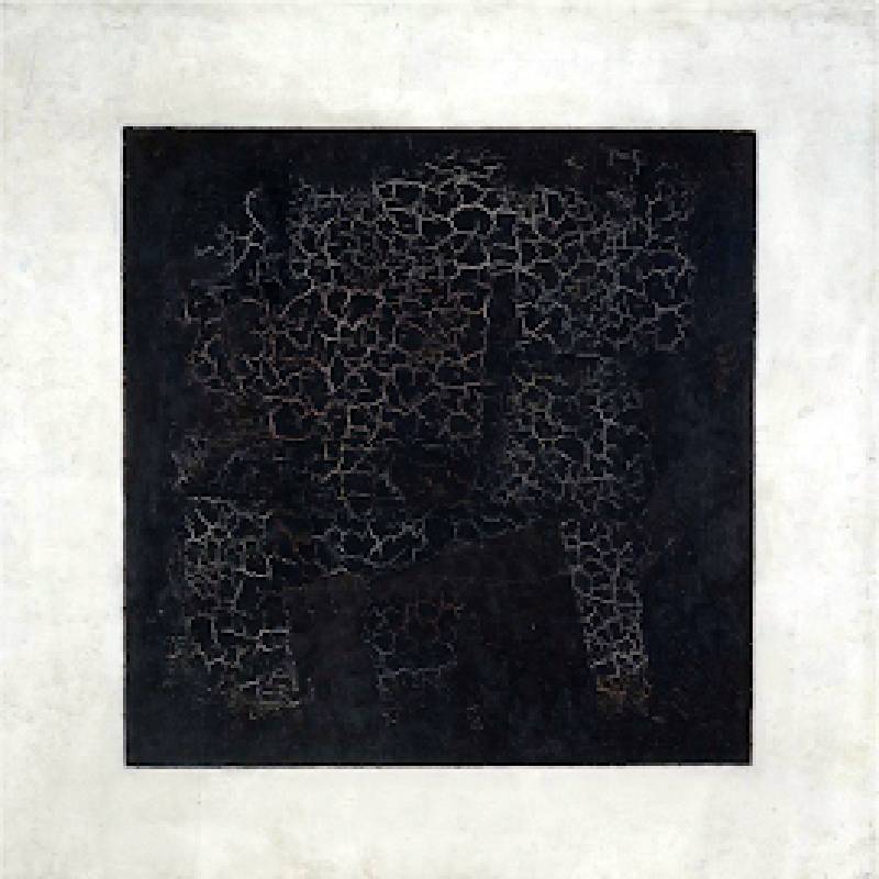 馬列維奇《Black Square》,1915 (圖片出處/wikiart)