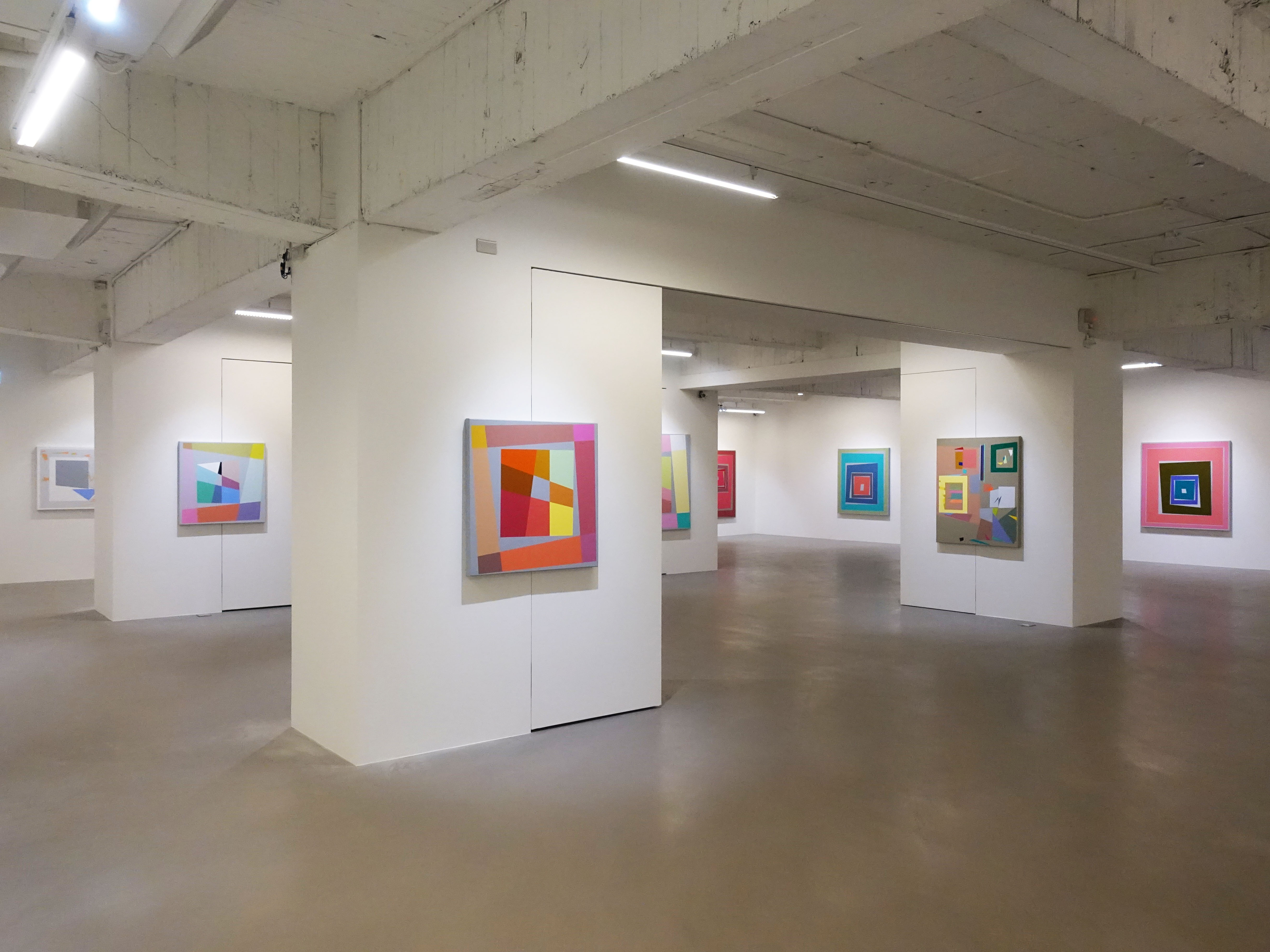 非畫廊展出胡坤榮2019創作個展《我心・狂野》展覽現場。