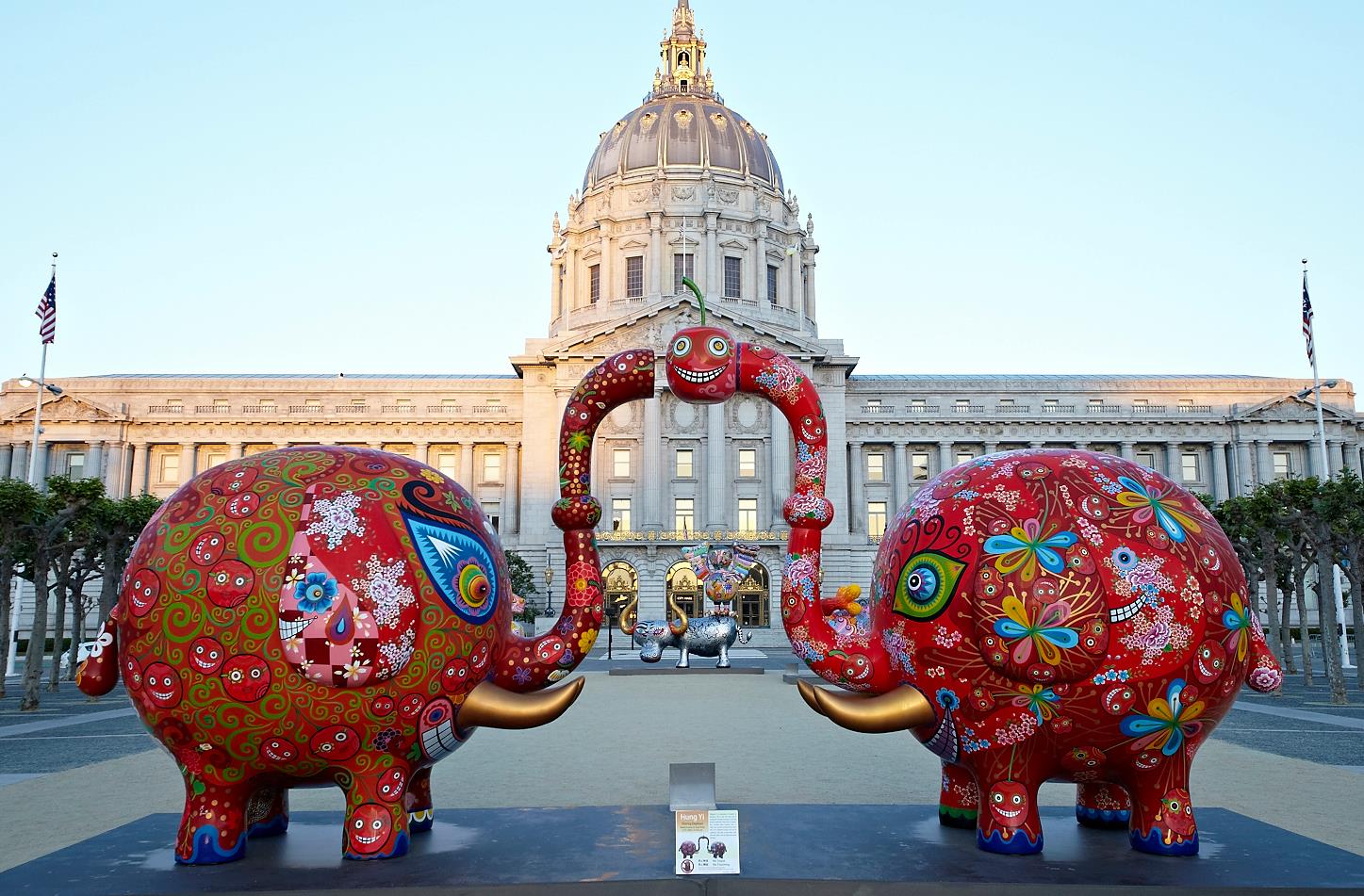 2015美國舊金山市政中心廣場 這是我們最喜歡的展覽。