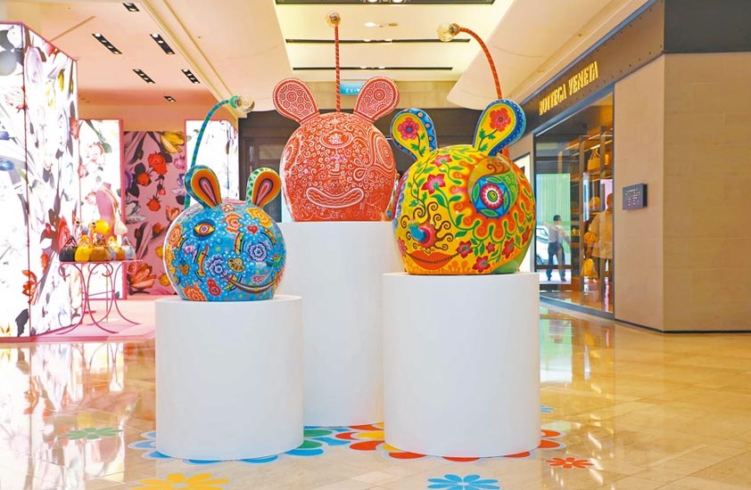 展於新光三越信義A9館的「開春鼠光」（照片來源：新光三越）