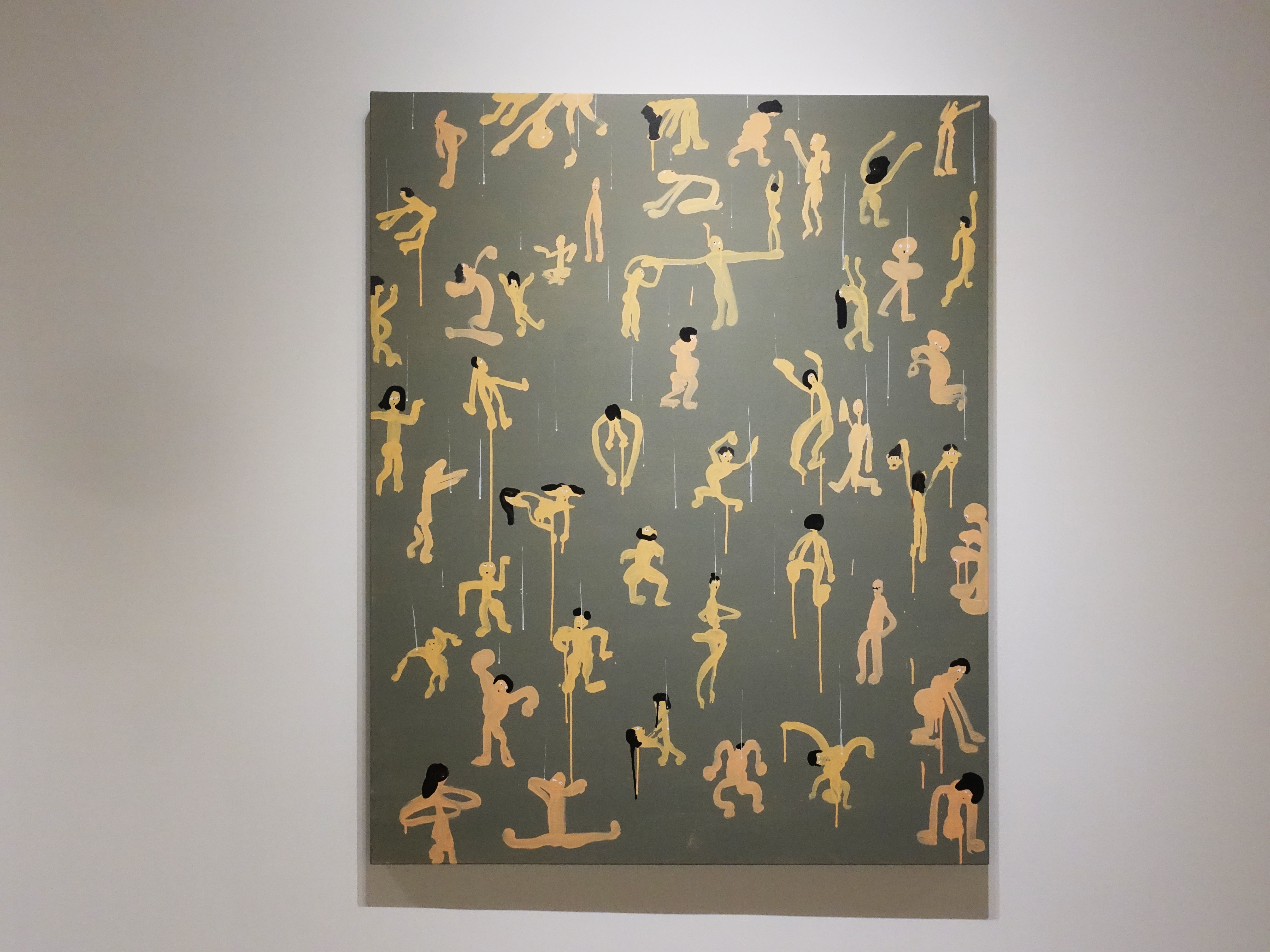 蕭筑方，《你看我》，162 x 130cm，壓克力顏料、畫布，2019。