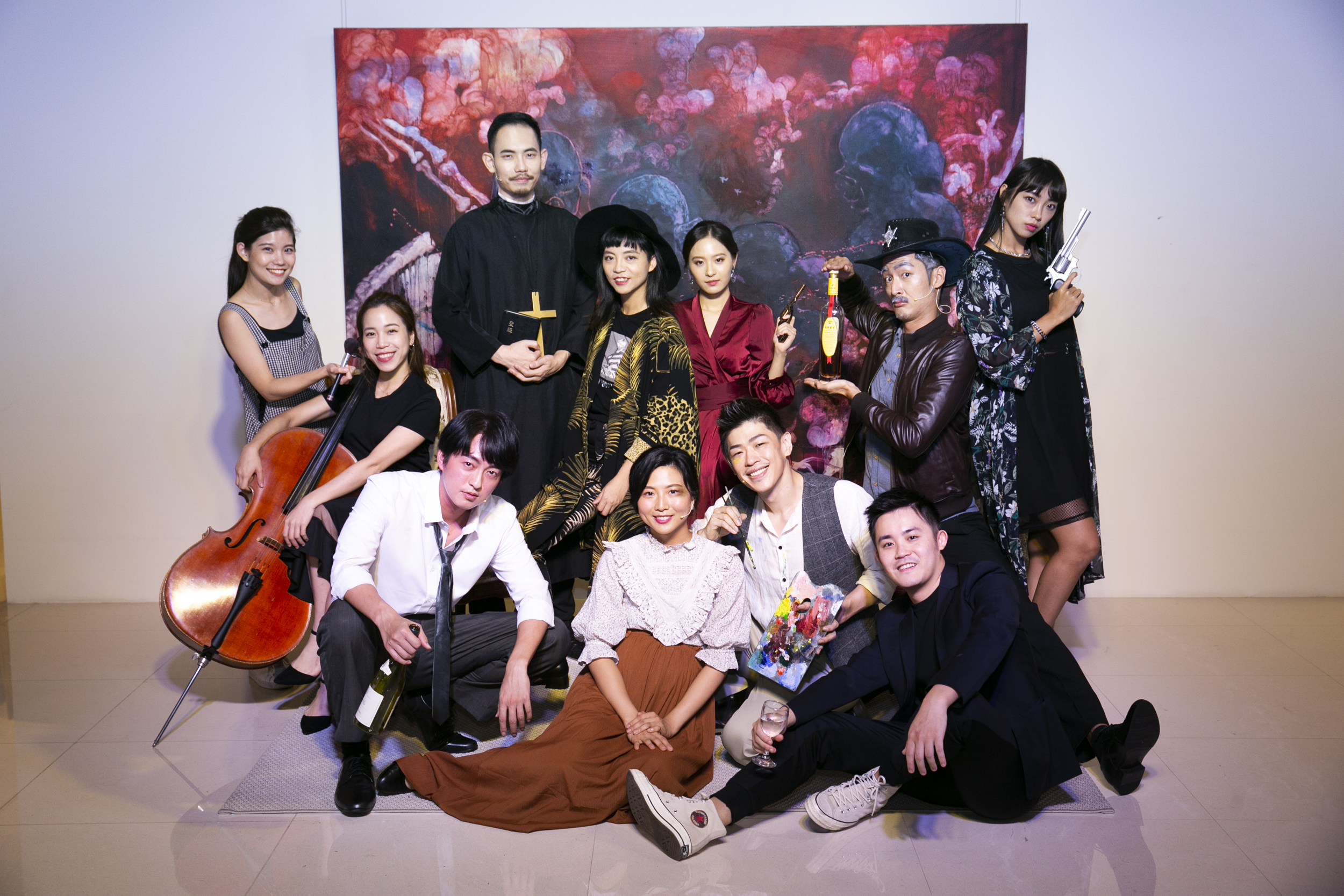 「星空下的血肉派對」－演員合照