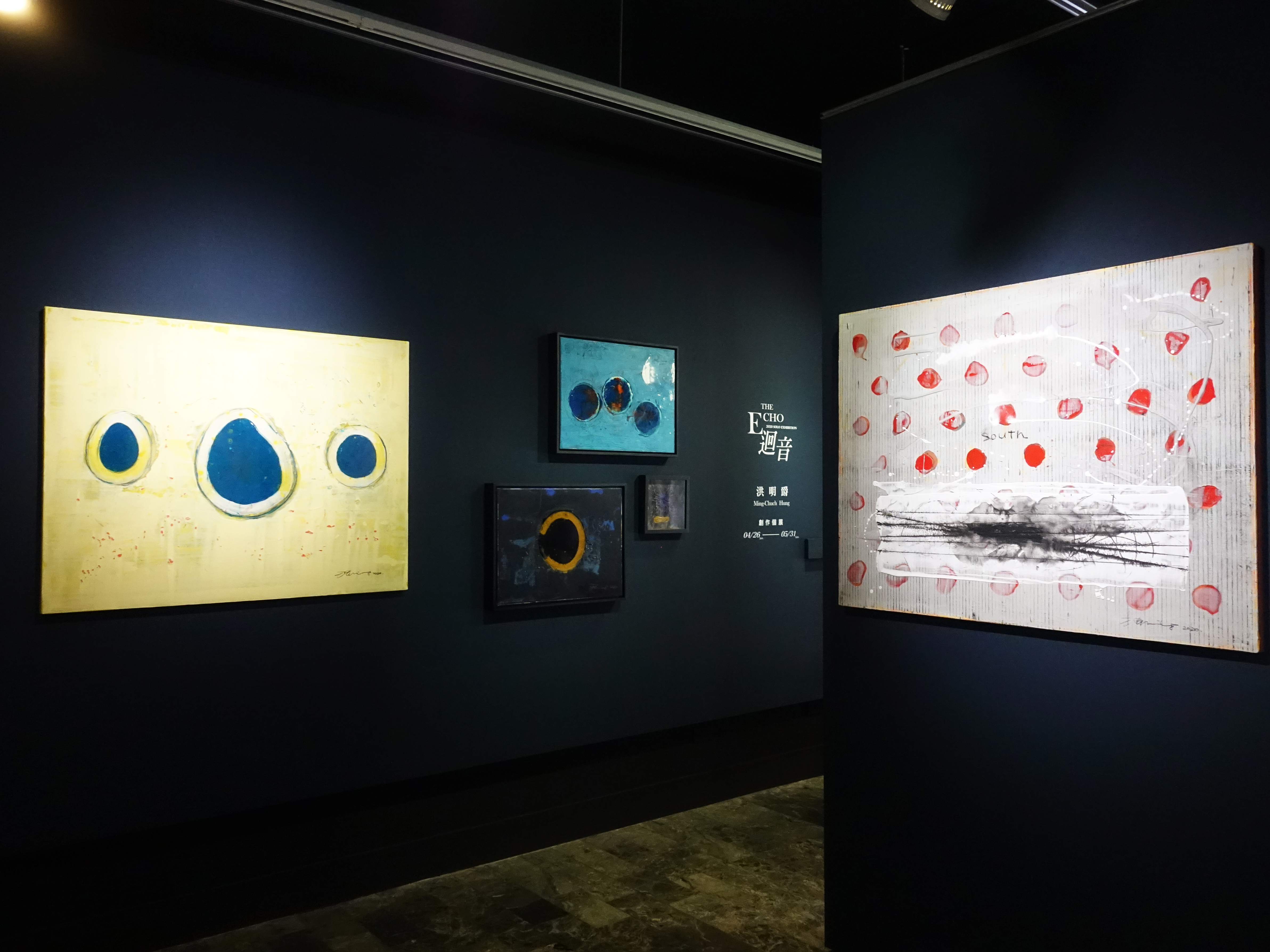 高雄白色記憶藝術空間展出洪明爵2020創作個展《迴音The Echo》。