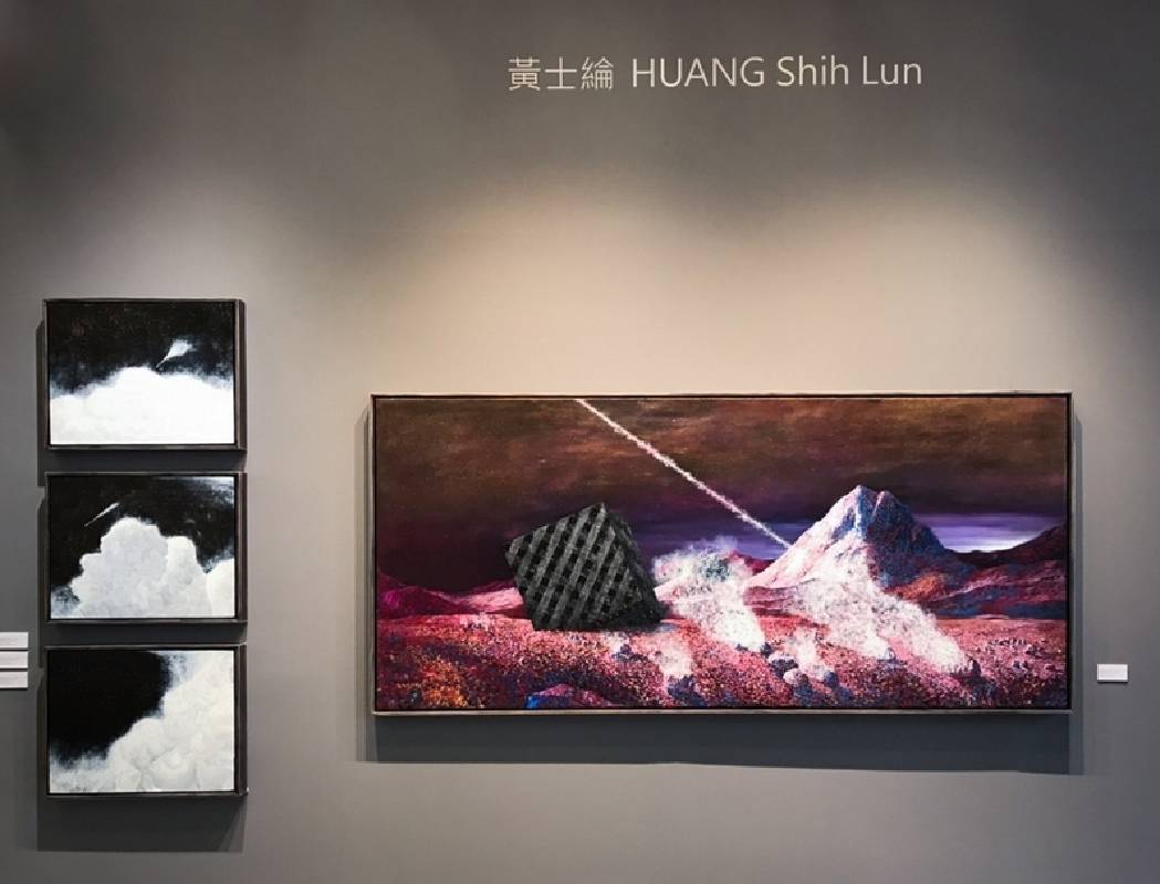 藝術家黃士綸與多納藝術於本次展位中帶來名為「大事件」的系列作品