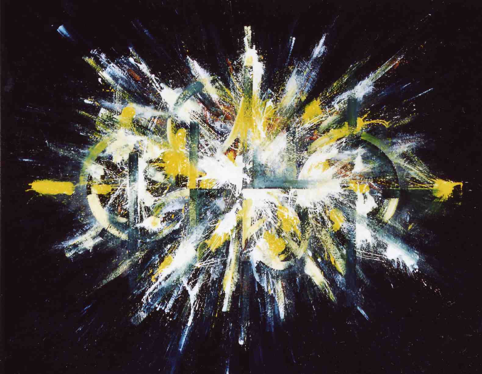 楊仁明 裝月光  2007 壓克力．油彩 182x227cm