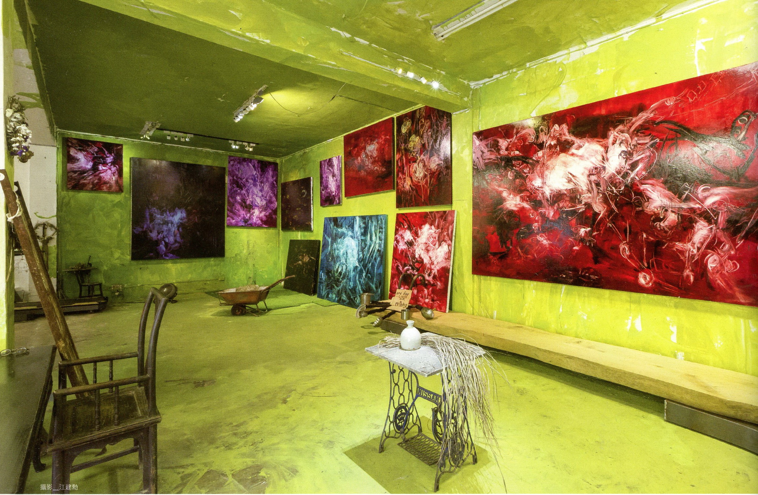 為作品留白,就是與藝術共生