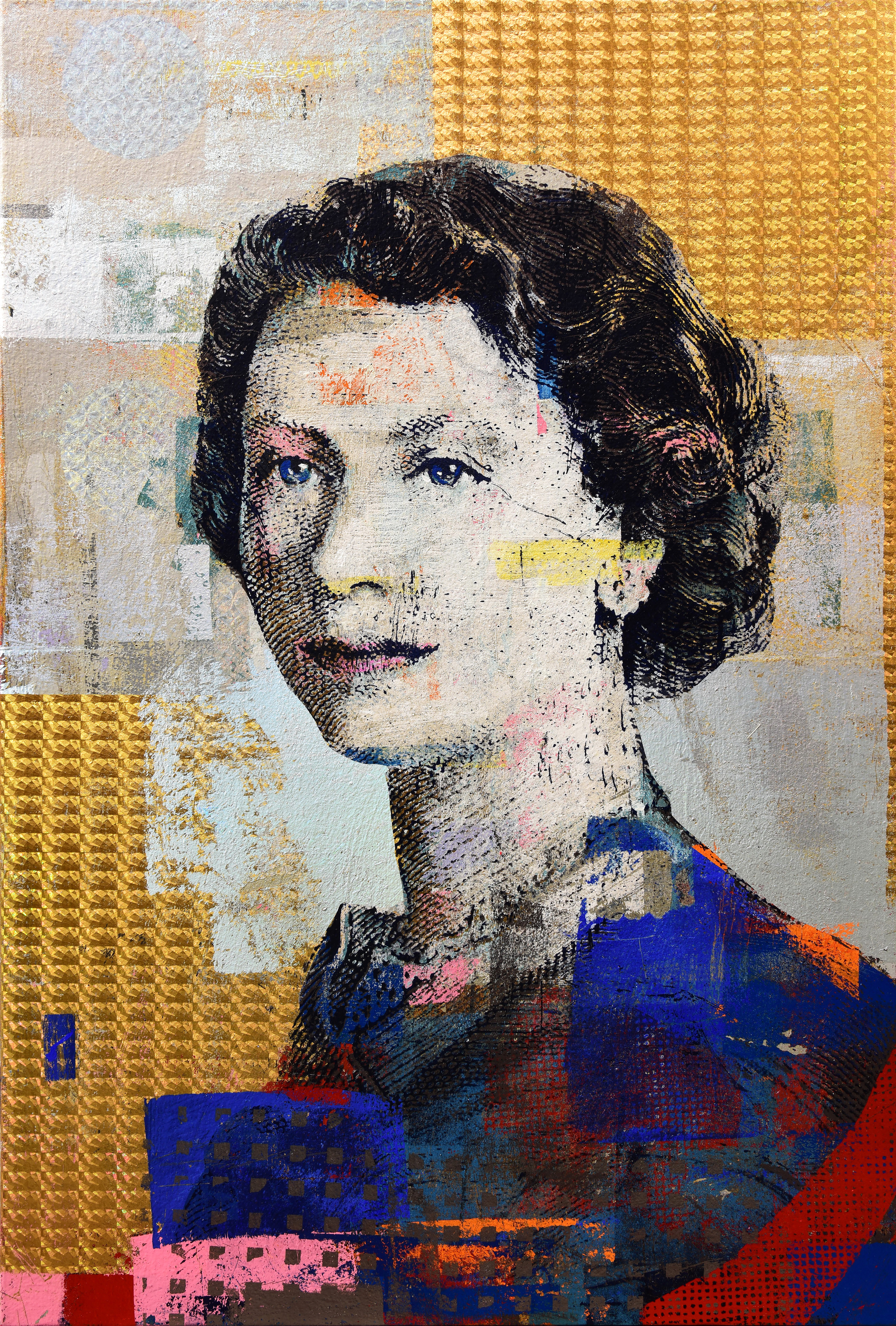 Houben Tcherkelov 5 Dollars CanadaQueen Elizabeth 2019 複合媒材 61.5x91cm