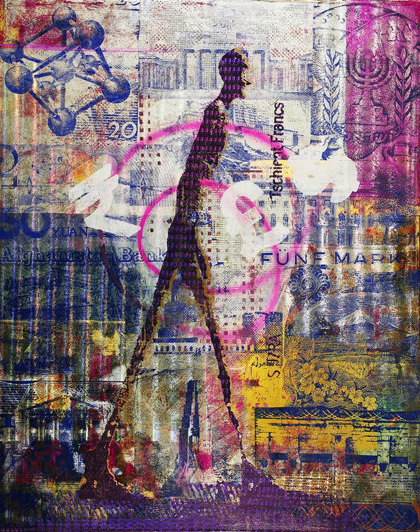 Houben Tcherkelov Money talks 2 2020 綜合媒材 122x152.5cm