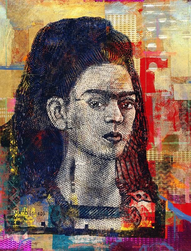 Houben Tcherkelov 500 Pesos Frida Kahlo 2020 綜合媒材 152x122cm