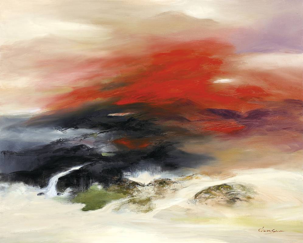 塵三Chen San / 玄曄Profound Light  , 油畫Oil on canvas , 80x100cm , 2015