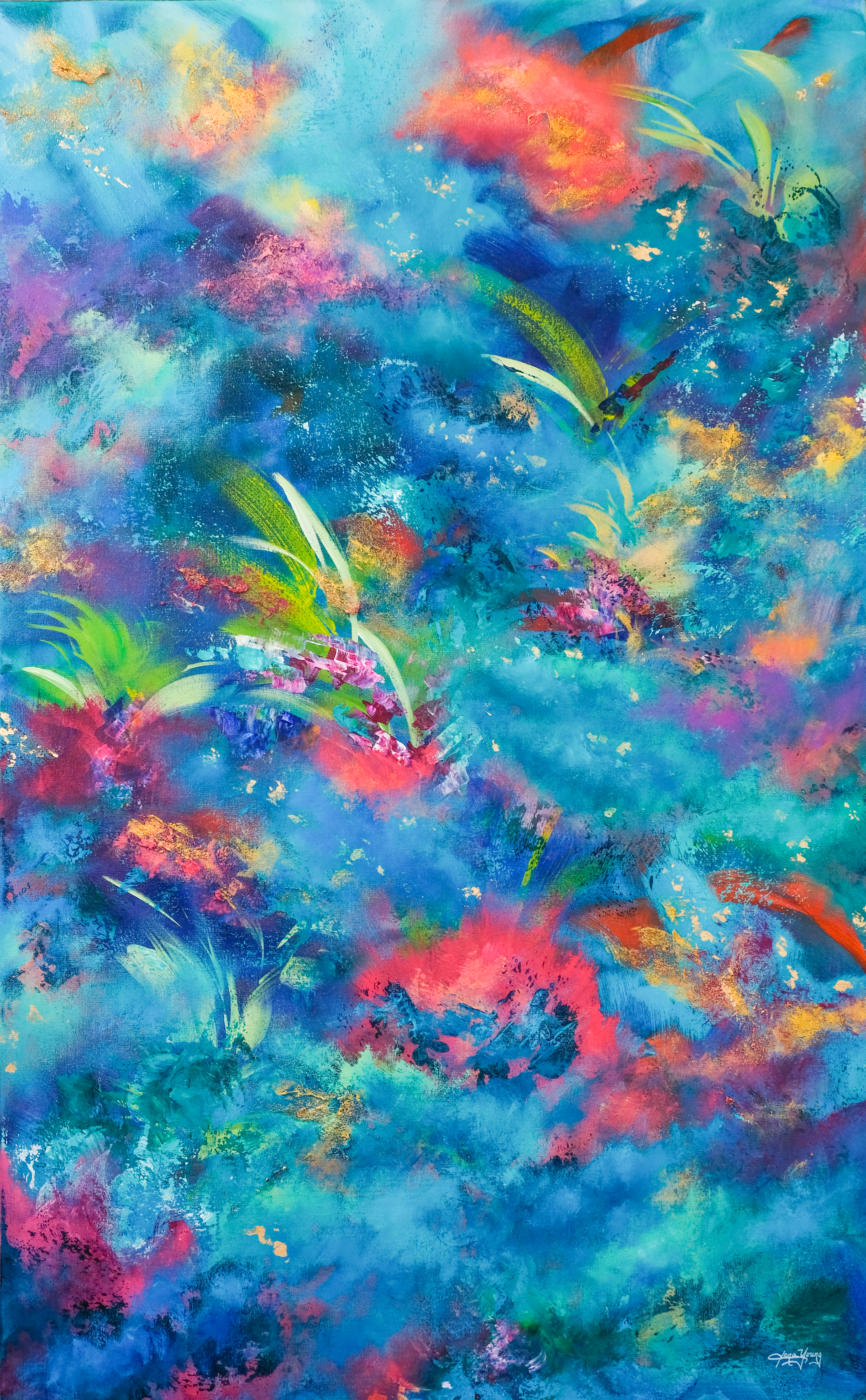 Inner Wisdom 內在智慧 2018 壓克力、玻璃 122 x76cm