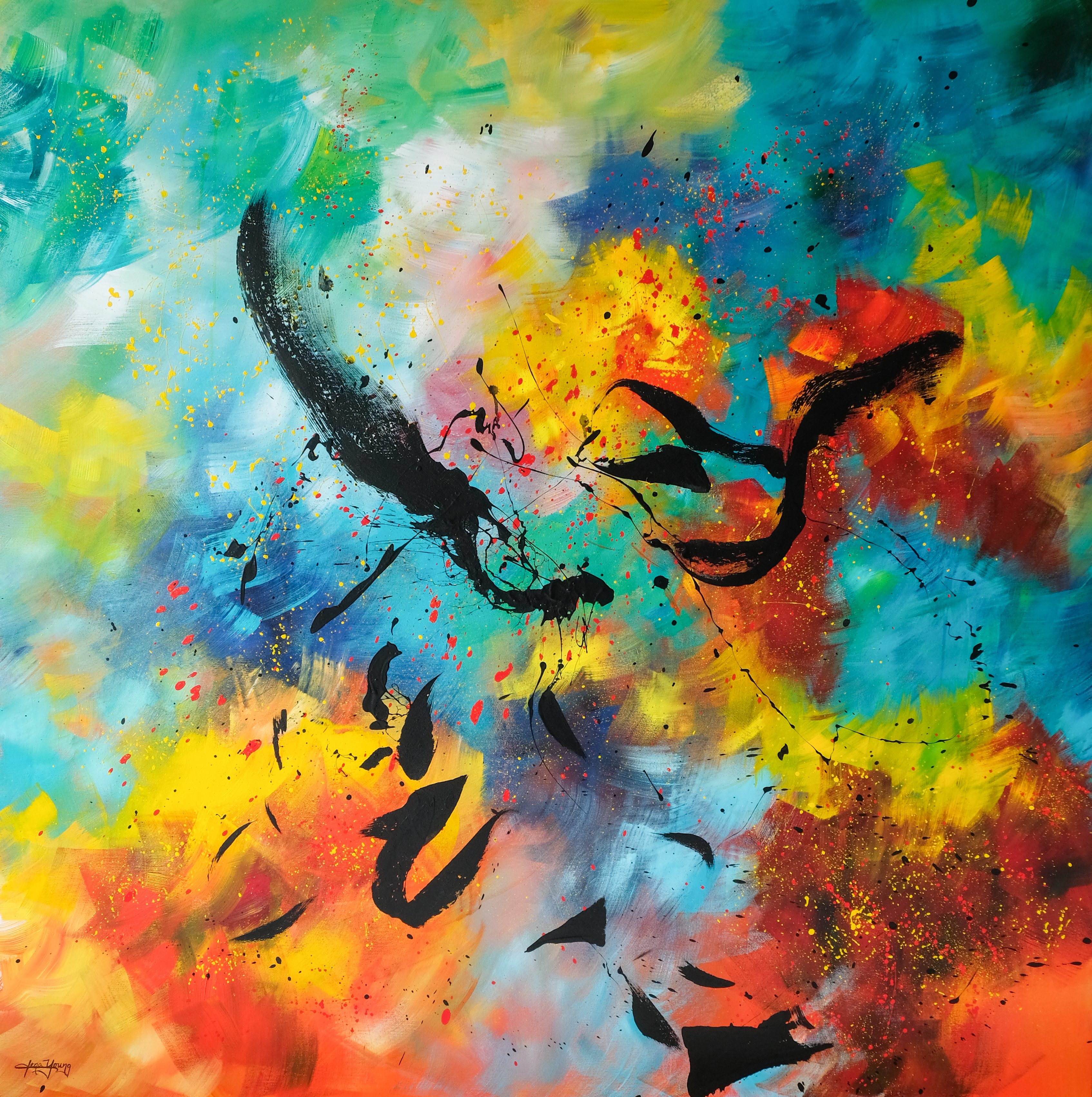 Freedom 自由 2020 壓克力 152x152cm