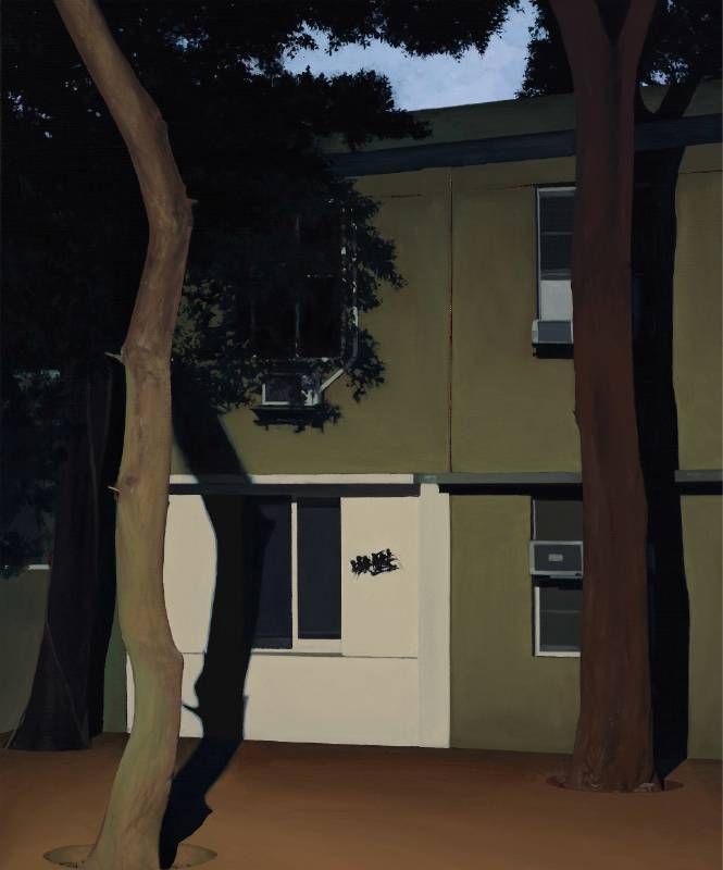 藝術家 廖震平 - 《傍晚的三棵樹》