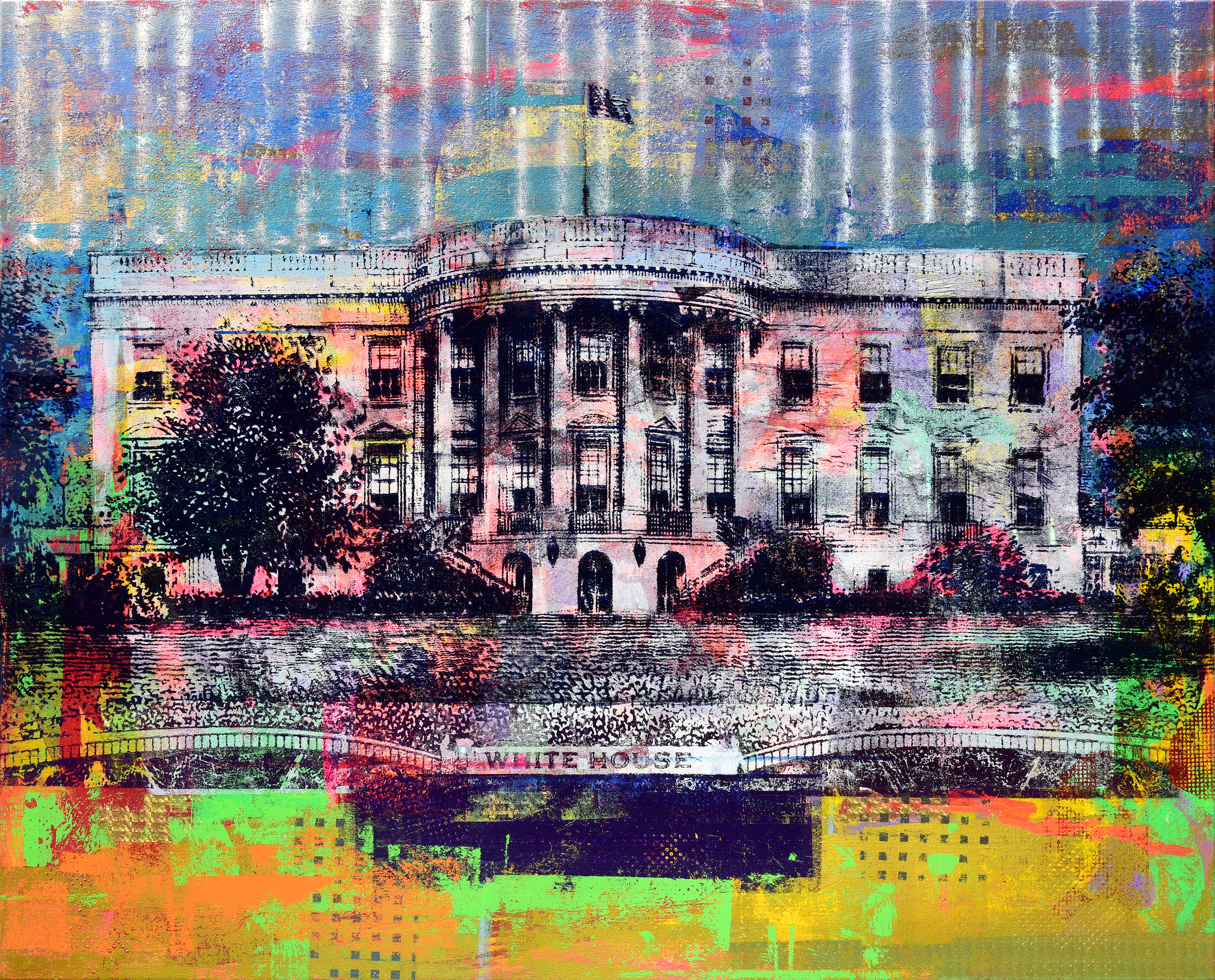 Houben Tcherkelov $20 whitehouse 2019 綜合媒材 122.5x152.3cm