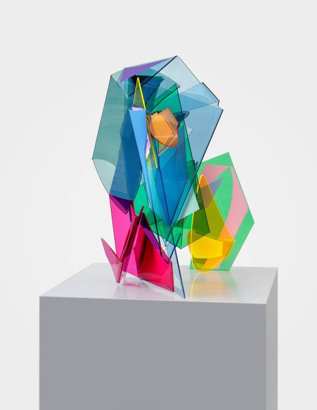 Troc-03, O.T. (S0121), 60x45x45cm, 2021, Acrylic glass