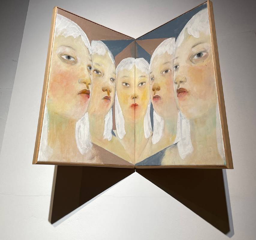 Indigo HSU徐仲葳 / 'Reflection'  / Acrylic on Canvas / 2022