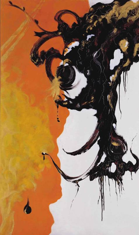 志 Will, oil on canvas, 162x97cm (100M), 2002