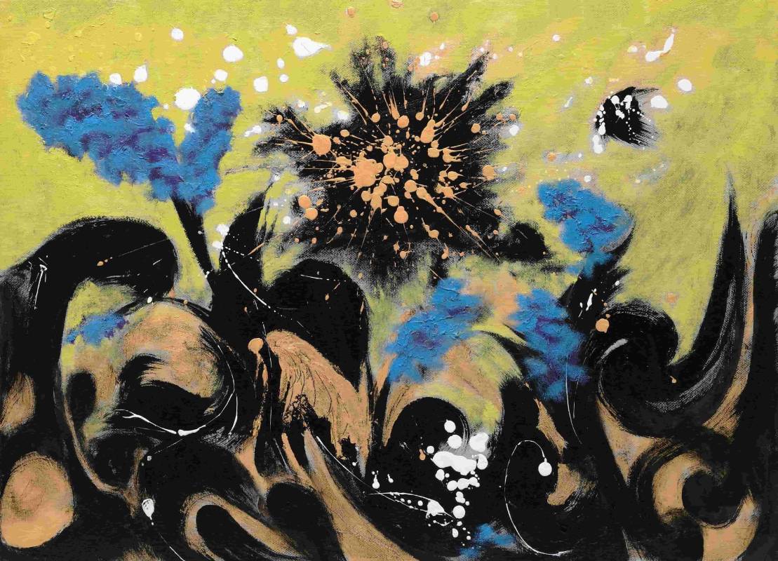 欣 II Vibrant II, oil on canvas, 53x72.5cm (20P), 2006