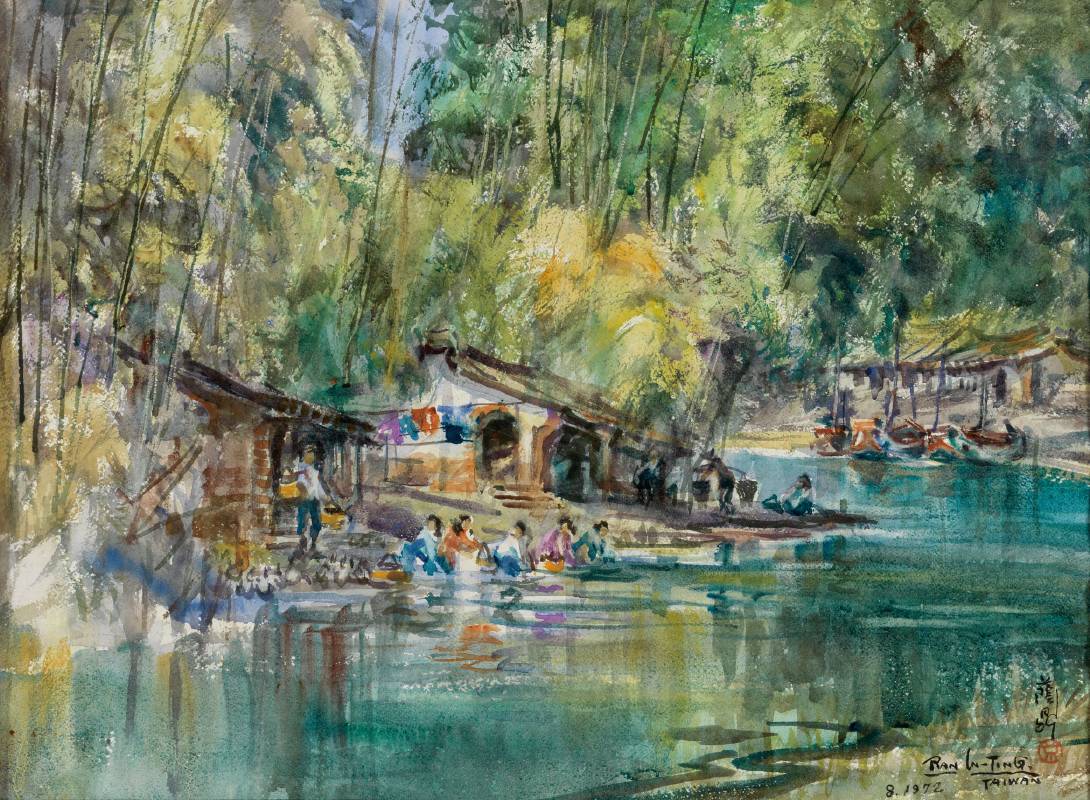 藍蔭鼎（1903－1979）竹林幽居