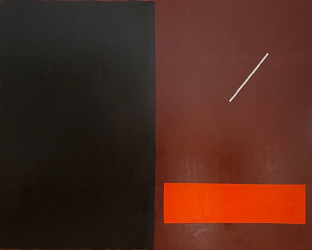 葉竹盛, 《蛻變42》, 油彩, 162x130cm, 2022
