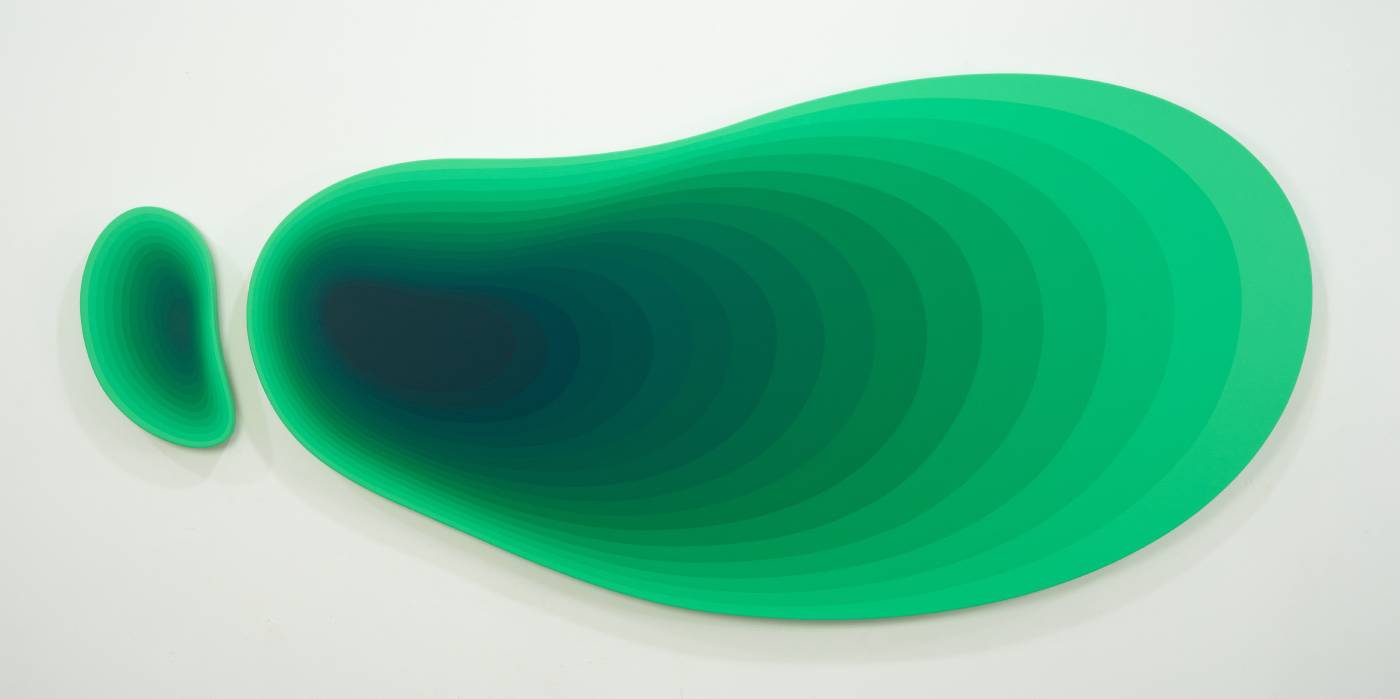 Emerald Medusa, 90x200cm, Acrylic on canvas, 2023.