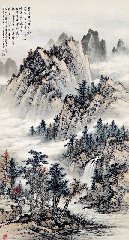黃君璧（1898－1991）林壑秋色