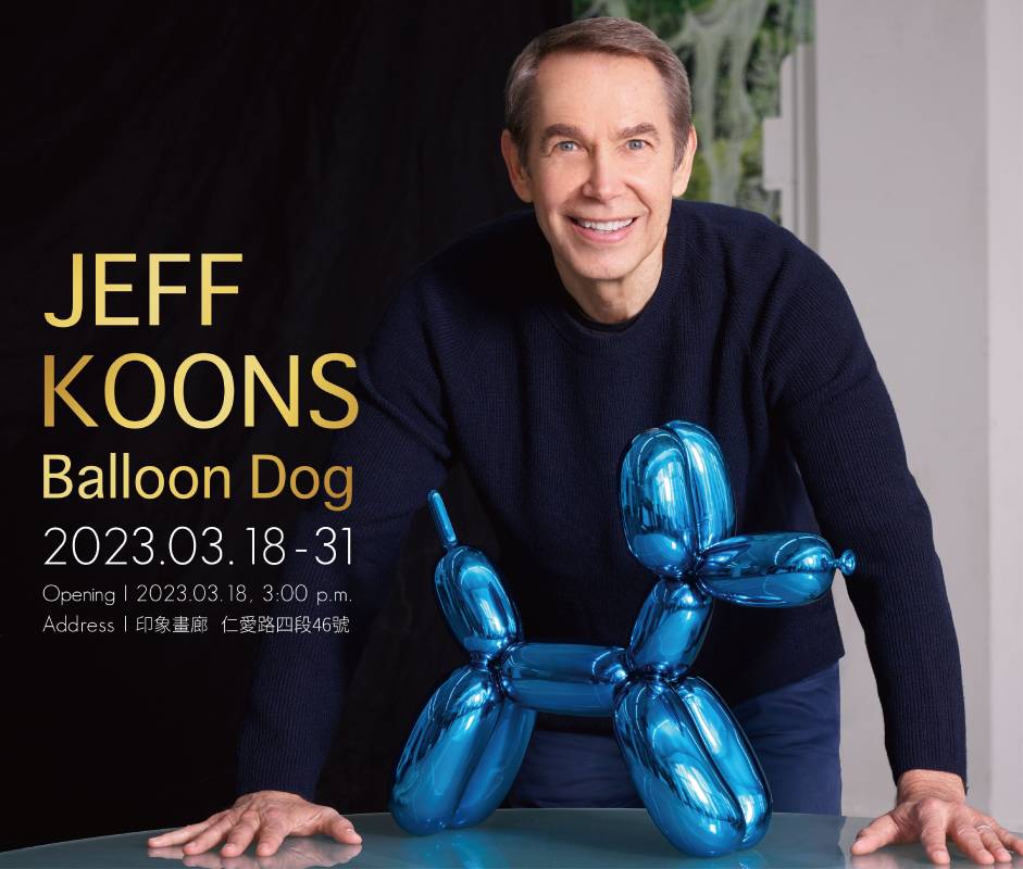 Jeff Koons & Balloon Dog (Blue) ©Jeff Koons - Photo Keith Major.