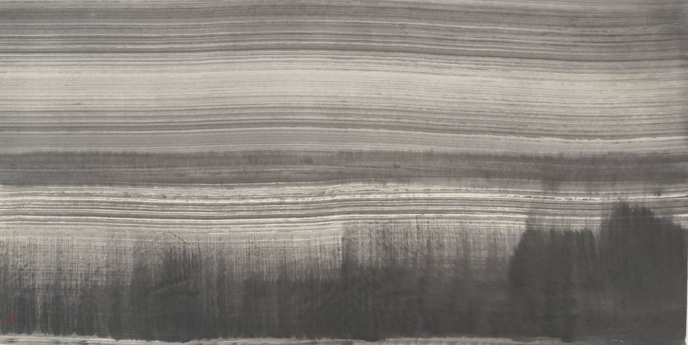 李安成 LEE An-cheng_1990s_無題山水 Untitled (Landscape)。圖 / 誠品畫廊提供。