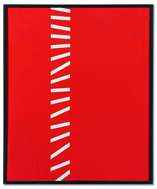 Orazio Bacci 奧拉齊奧‧巴奇_DMS 458_ Acrylic on canvas 壓克力、畫布_60x50 cm_1967
