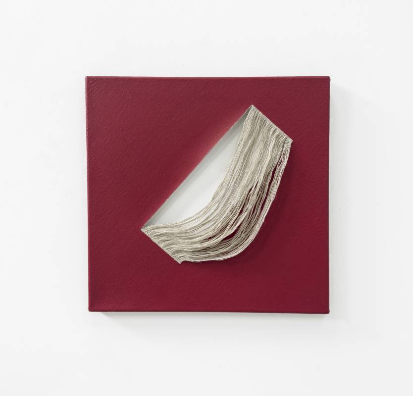 Lily DE BONT｜Beam｜2019｜Acrylics on linen｜45 x 45 cm 