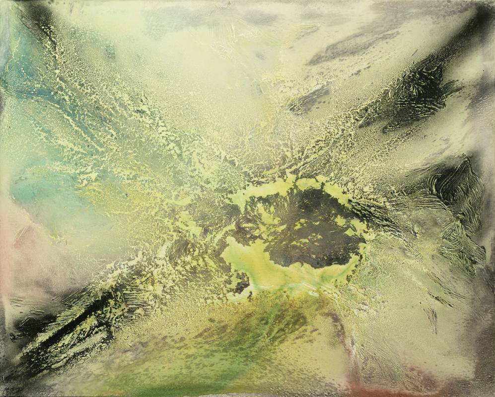 陳道明，Untitled，壓克力顏料．畫布，2016，130x162 cm
