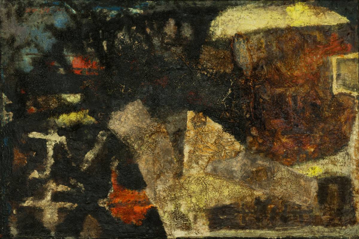 陳道明，探路者，油彩．畫布，1959，60x90 cm