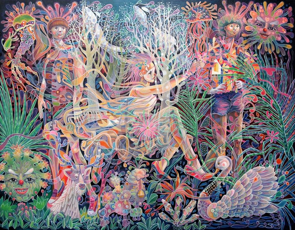 《另一座叢林》油畫 116.5x91cm 2023