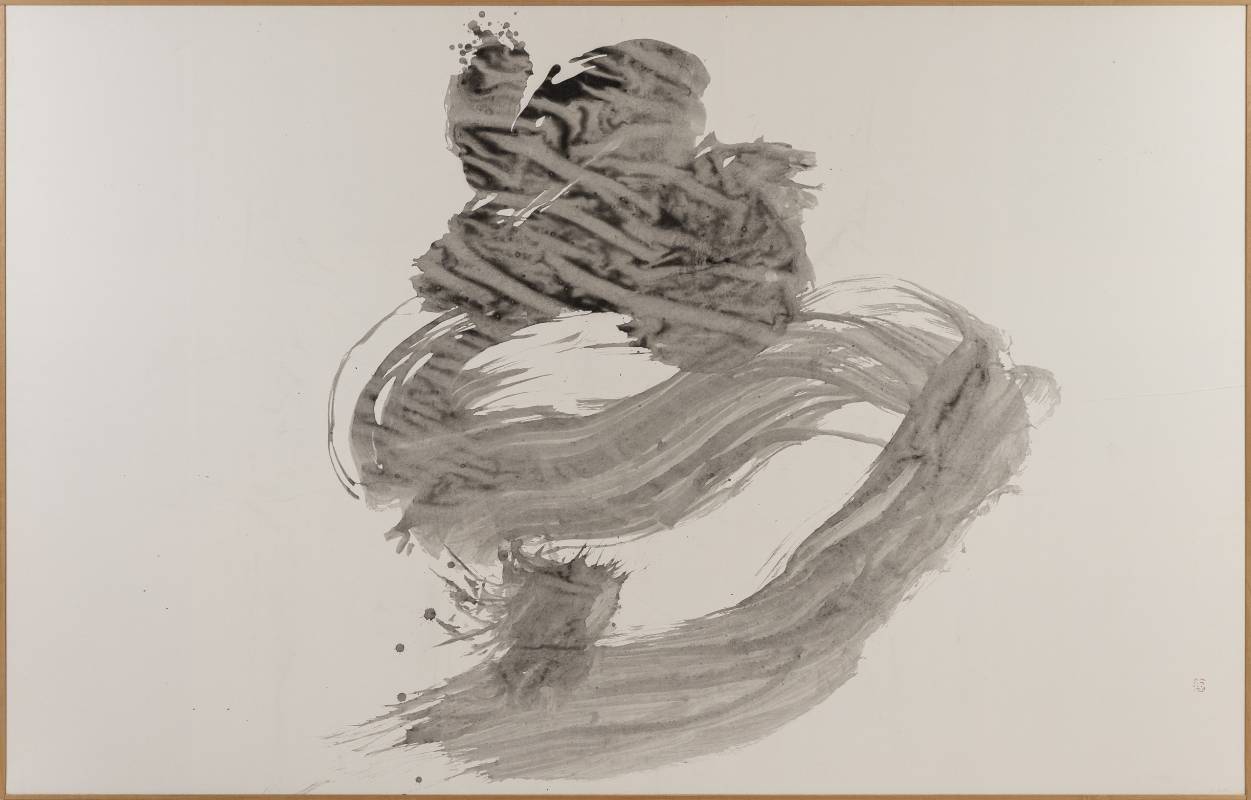 井上有一│夢│1967│含框147 × 231cm│墨、纸