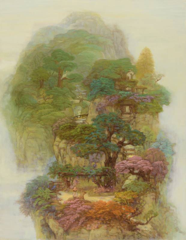 周成樑_理想的風景_油彩・畫布_116.5x91cm_2023