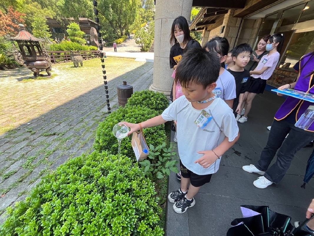 透過精心設計的活動，小朋友學到對植物的慈悲。