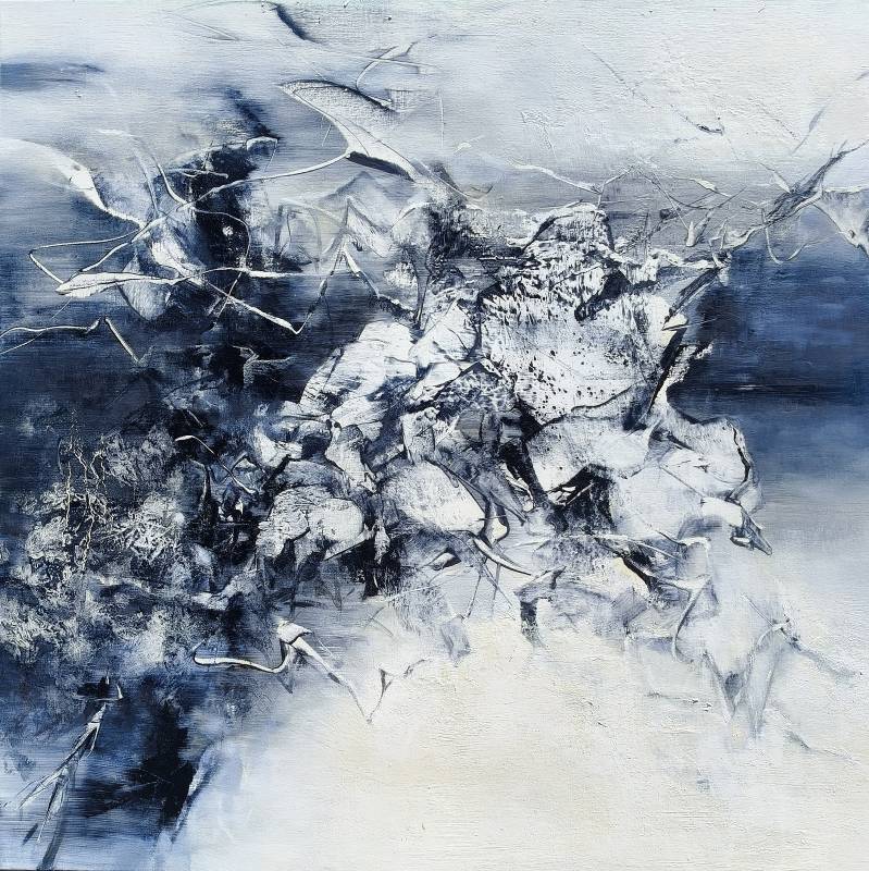 周宸 Chou Chen｜癸卯仲春廿二 20230313, 2023, 油畫畫布 Oil on canvas, 100x100 cm