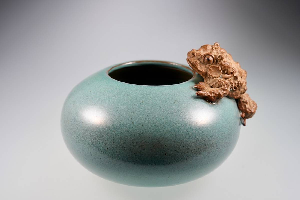 蔡佶辰 聚寶盆 19x17x12cm