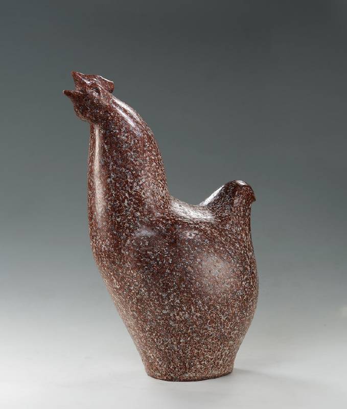 一鳴驚人 紅花崗石 36x24x52.5cm 2025