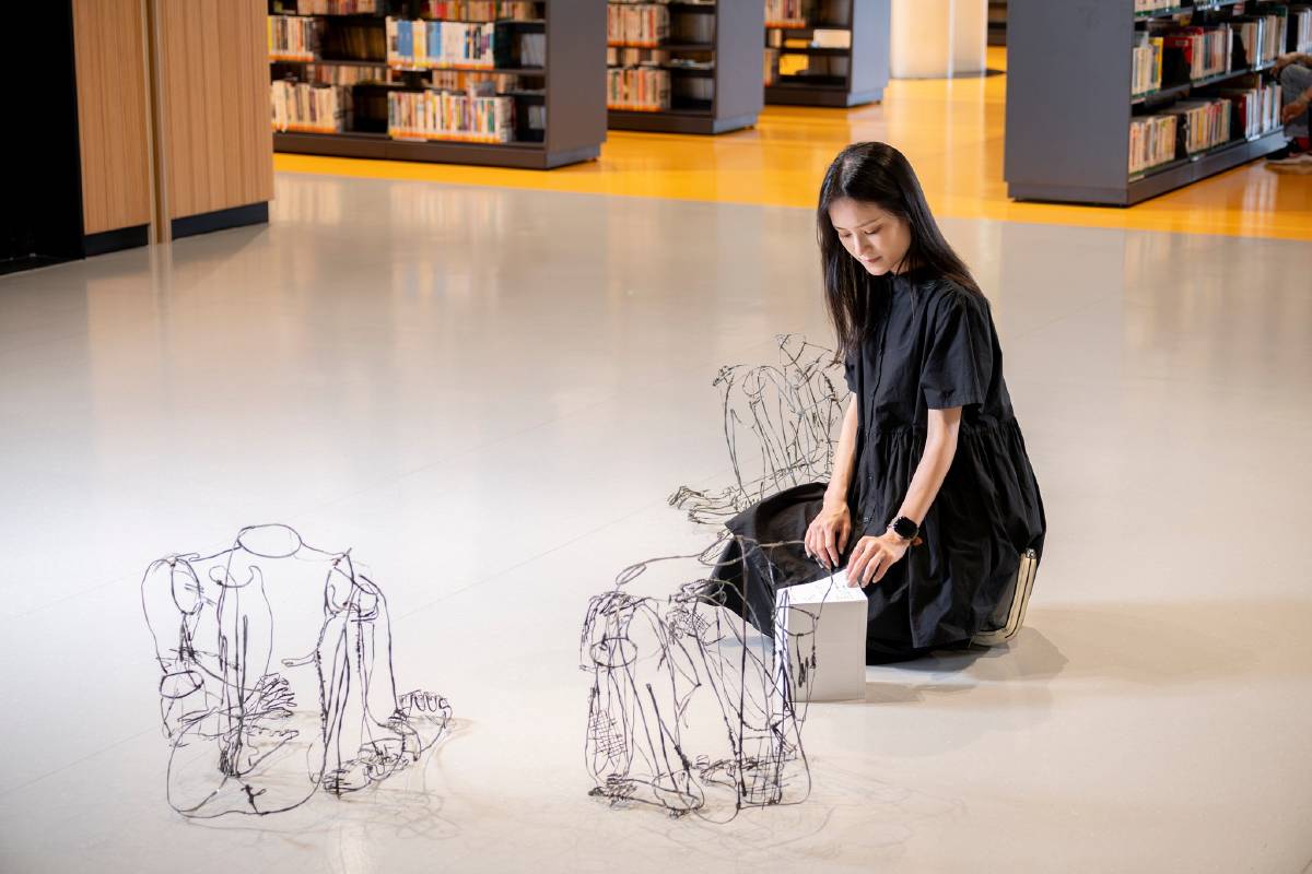 2025臺南人權月三樓展區「收，那些年無法送達的遺書」作品 徐均育〈殺死螞蟻這種小事〉 攝影：吳欣穎