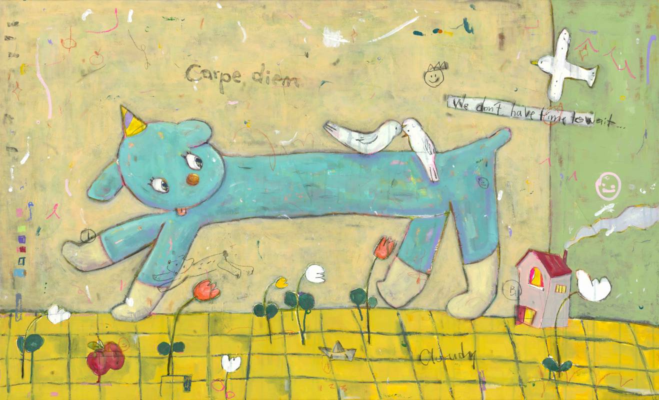 林彥良-Carpe diem_850x1400mm_2024