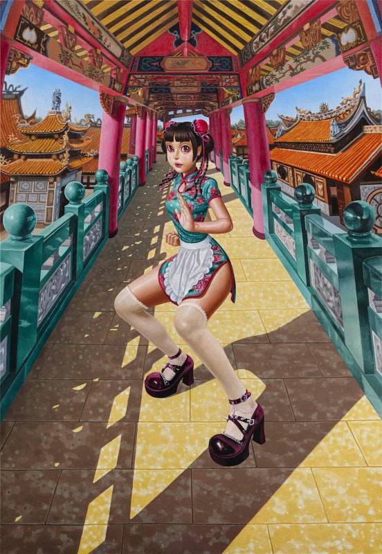 孫培懋_戰鬥天使_油彩_162×112cm_2024-25