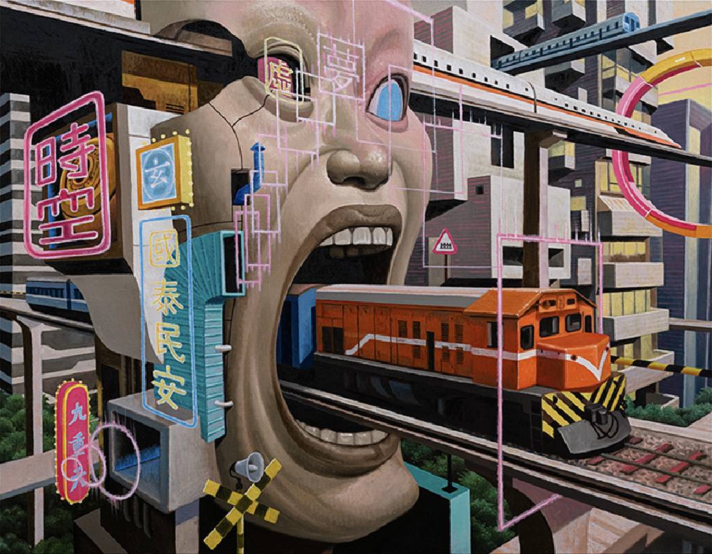 孫培懋_文明的落日餘暉_油彩_116.5x91cm_2024-25
