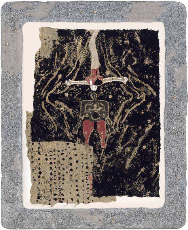 陳廷彰 Chen Ting Chang ｜亙 Everlasting , 水墨紙本設色 Colored ink on paper, 52x42 cm, 2025