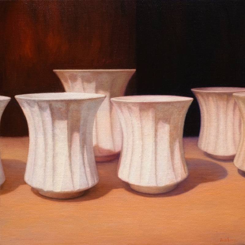 翁明崖｜杯子 59×59cm 油彩畫布 2014