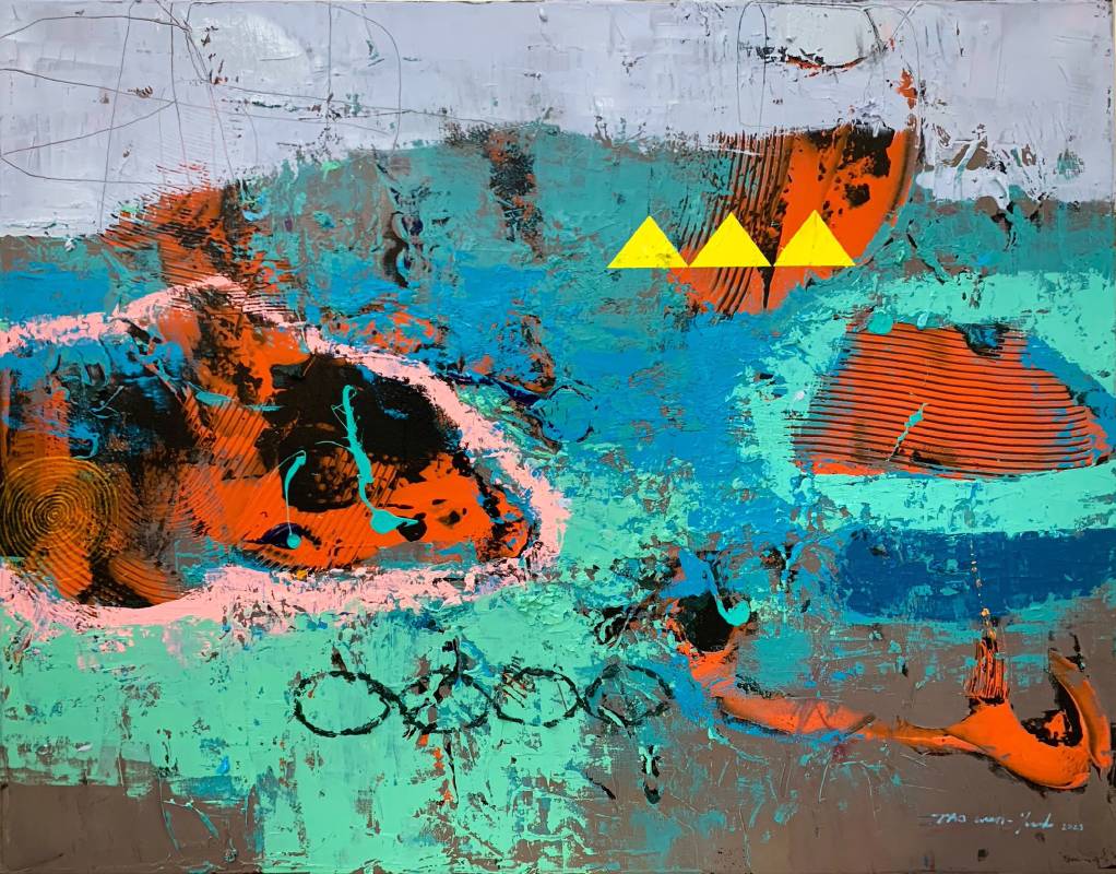 陶文岳 築地之境 91x116.5cm (50F) 2023 油畫