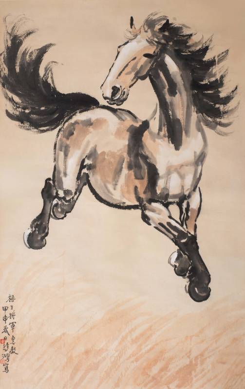 徐悲鴻(1895-1953)奔馬